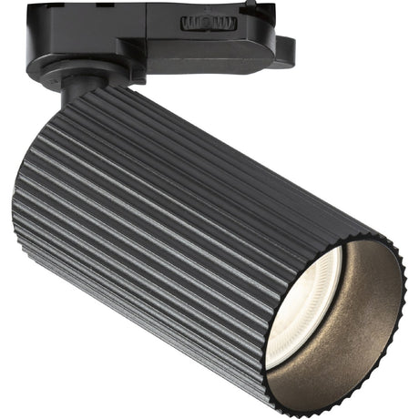 LYNX 3 Circuit Track IP20 GU10 Single Textured Spotlight - Matt Black