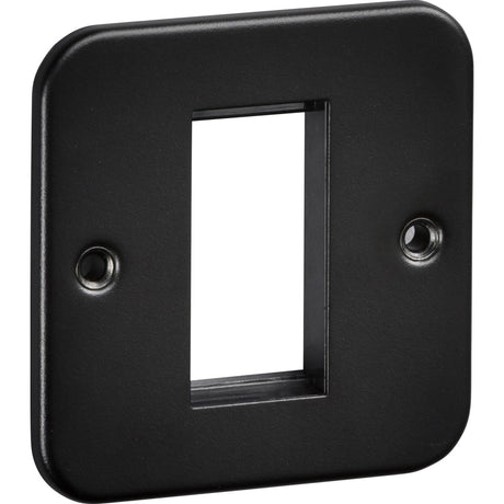 1G Modular Faceplate - Metalclad Textured Black