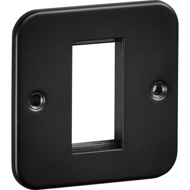 1G Modular Faceplate - Metalclad Textured Black