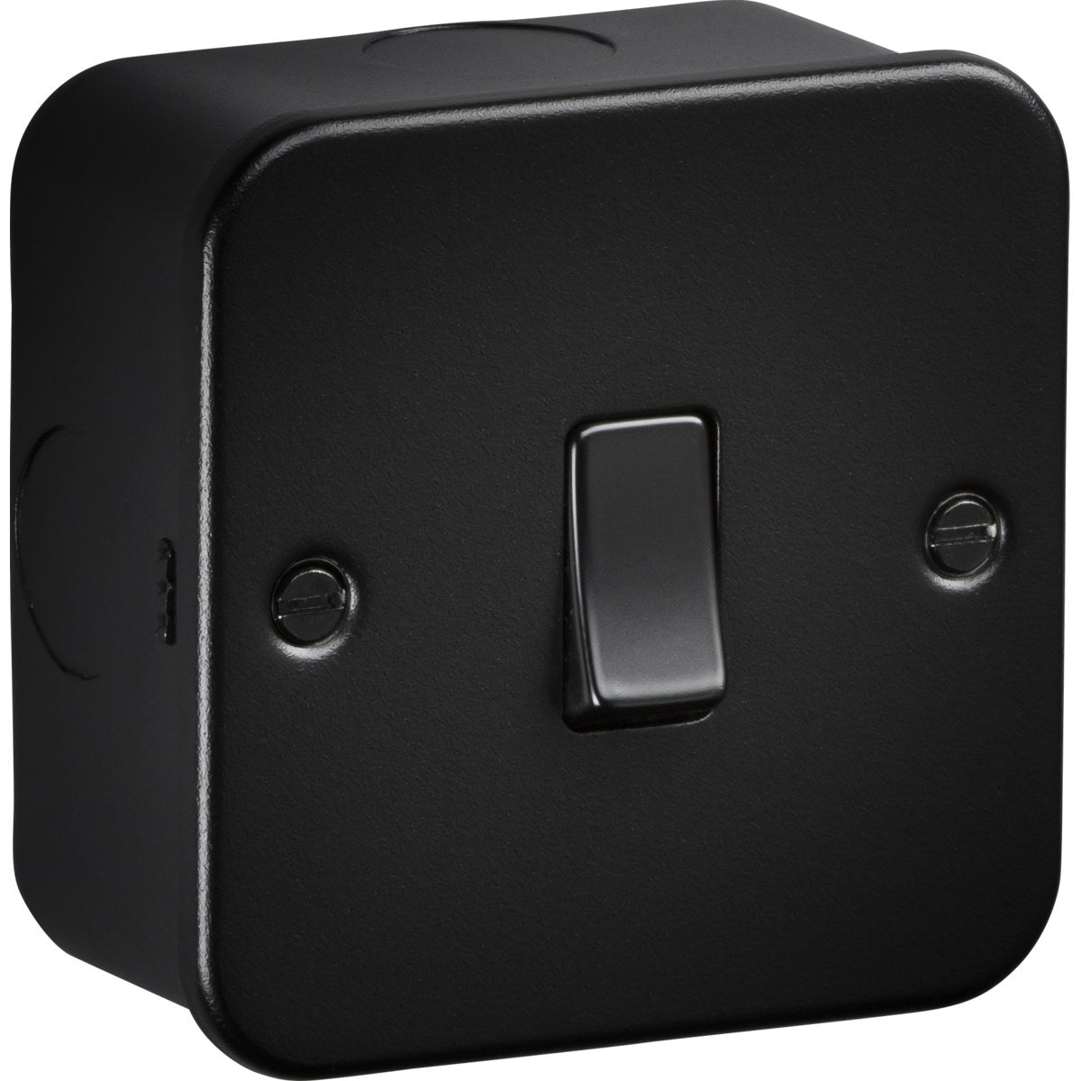 10AX 1G 2-way Switch - Metalclad Textured Black