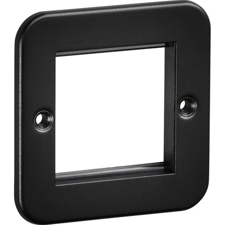 2G Modular Faceplate -Textured Sand Black Finish - Metalclad Textured Black