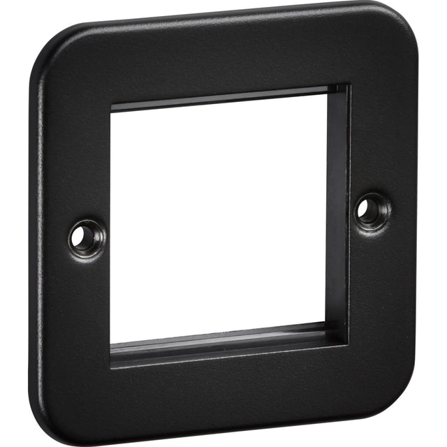 2G Modular Faceplate -Textured Sand Black Finish - Metalclad Textured Black