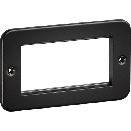 4G Modular Faceplate - Metalclad Textured Black
