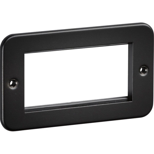 4G Modular Faceplate - Metalclad Textured Black