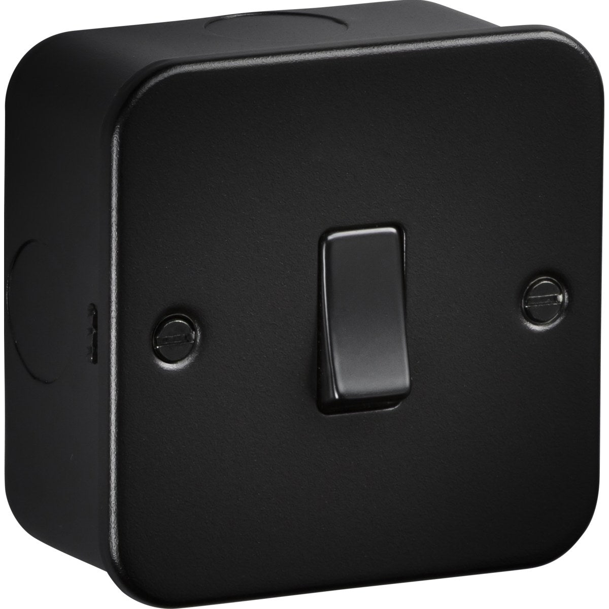 20A 1G DP Switch - Metalclad Textured Black