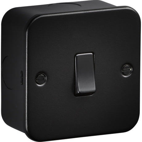 20A 1G DP Switch - Metalclad Textured Black