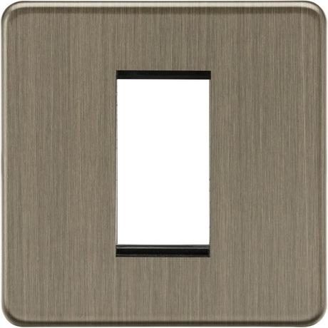 1G Modular Faceplate - Antique Brass
