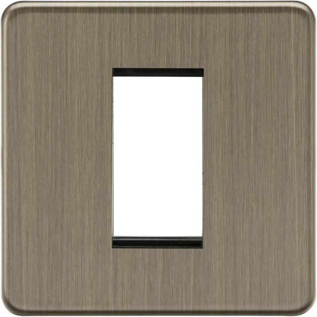 1G Modular Faceplate - Antique Brass