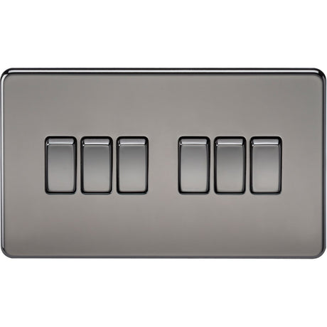 10AX 6G 2-way Switch - Black Nickel