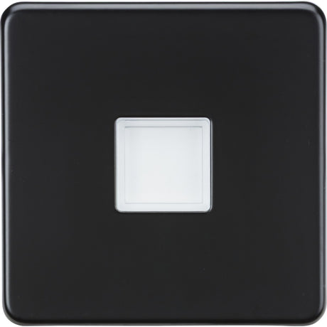 Screwless 230V LED Plinth Light - Matt Black