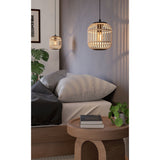 Prolbane Wooden Pendant Light 21cm - Black