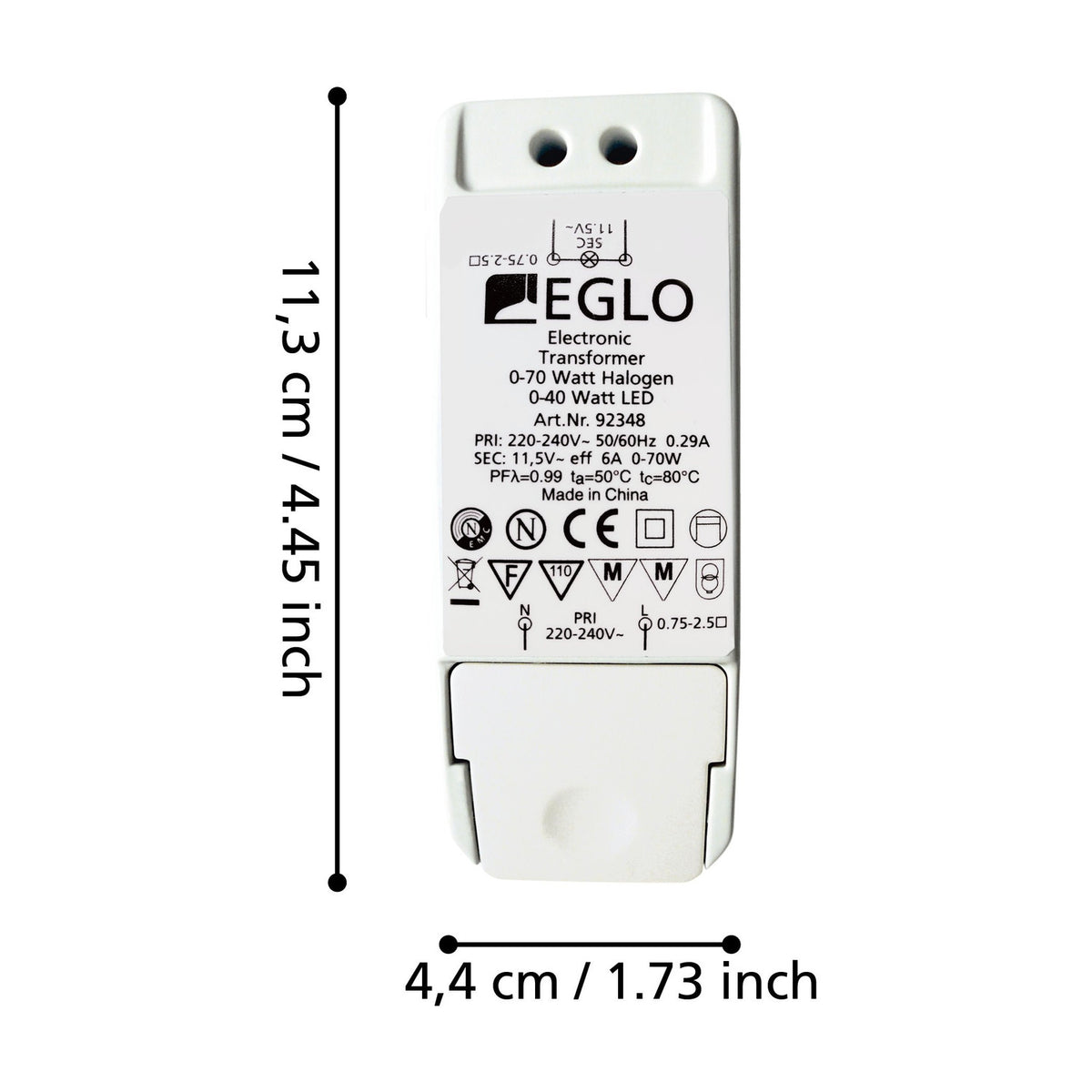 Prolvarne Transformer - White