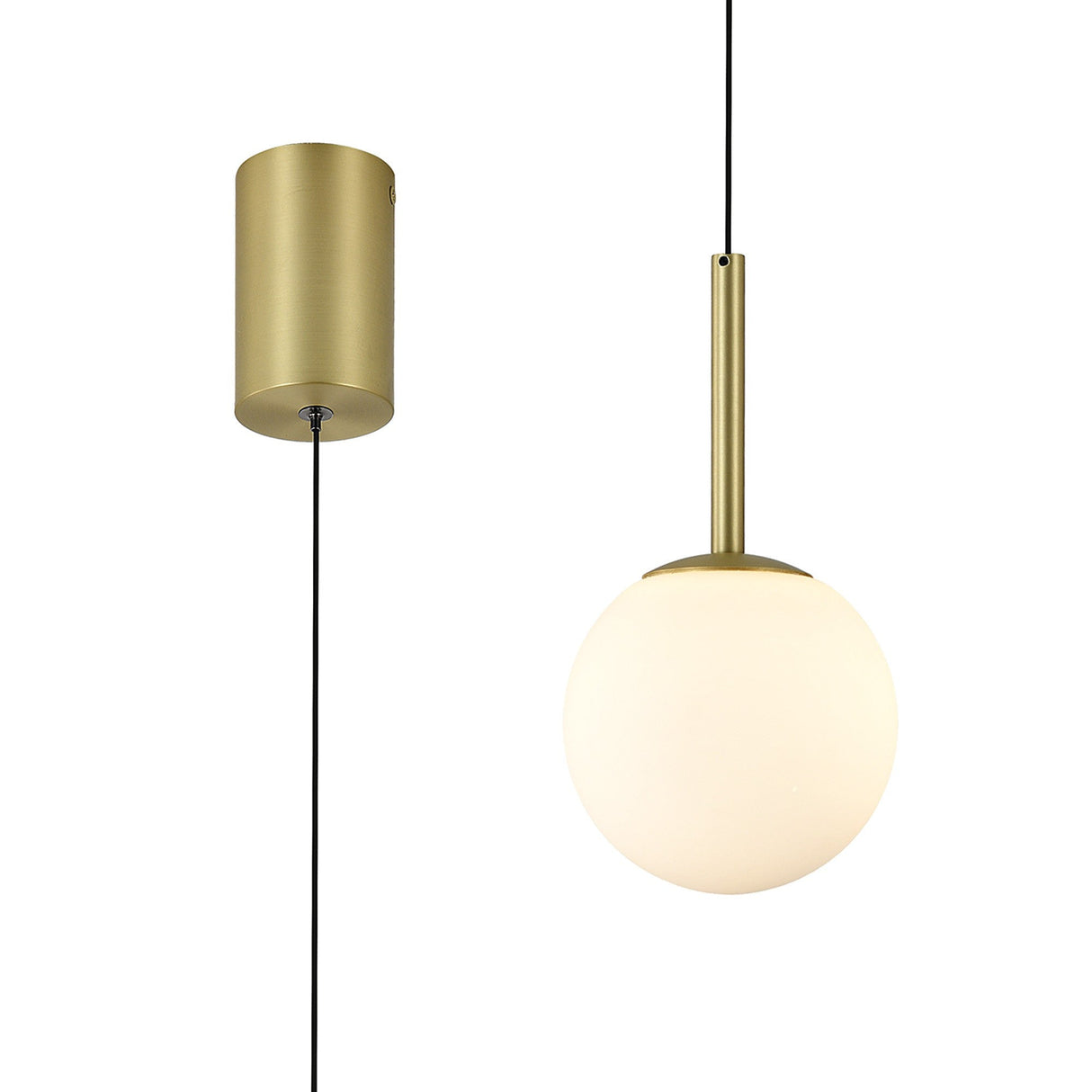 Puebla LED Pendant Light 9W 3000K - Satin Gold