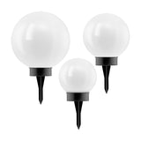 Puglia Solar Ball Spike Lights - Set of 3