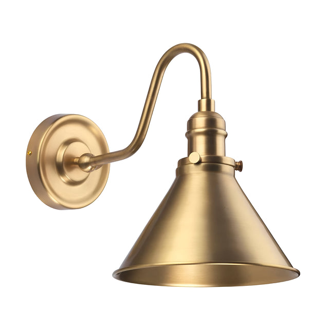 Provence 1 Light Wall Light - Aged Brass