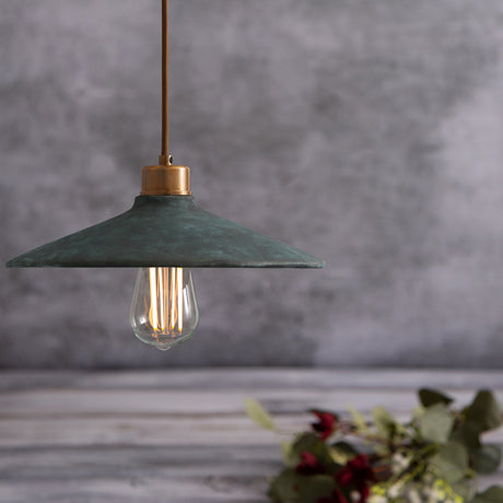 Pyrus Ceramic Pendant Light - Blue Earth