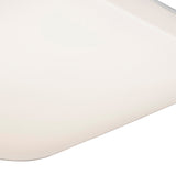 Quatro Medium LED Wall/Ceiling Light 18W 3000K - White