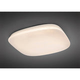 Quatro CCT Dimmable LED Flush Ceiling Light With Remote Control - White