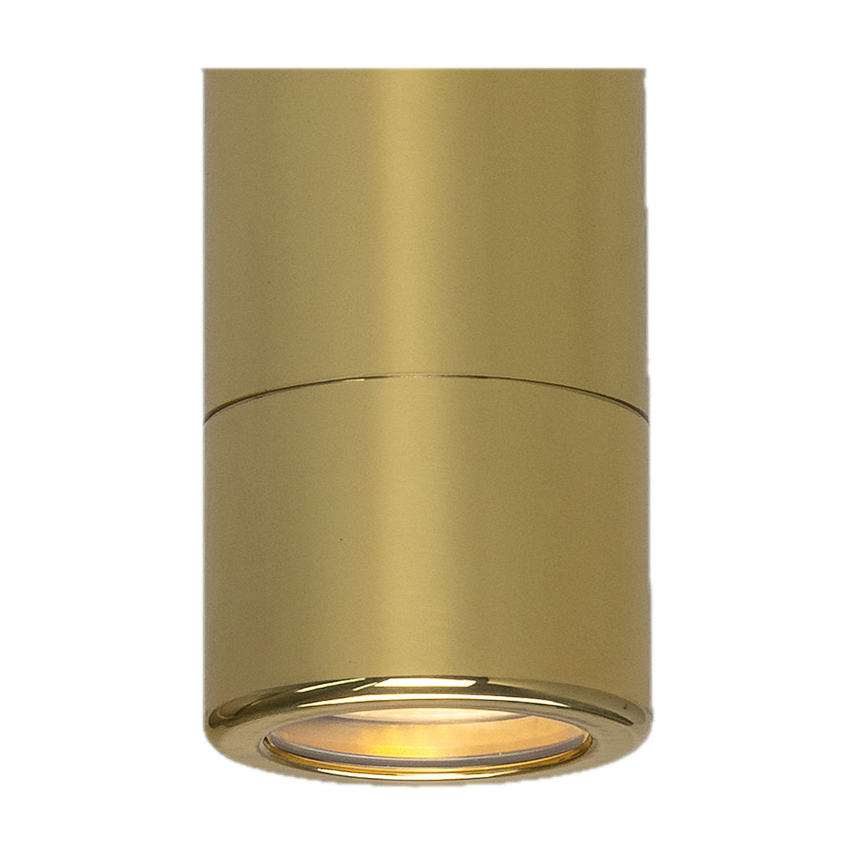 Quin Brass Flush Ceiling Light