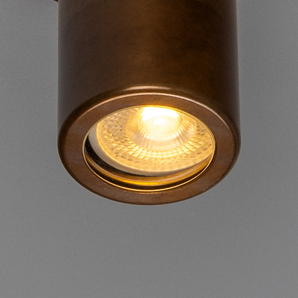 Quin Brass Flush Ceiling Light