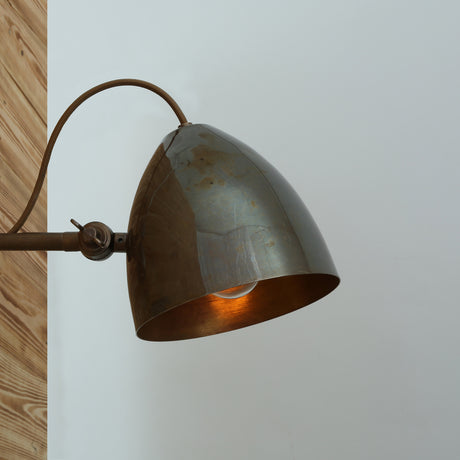 Quito Brass Cone Wall Light