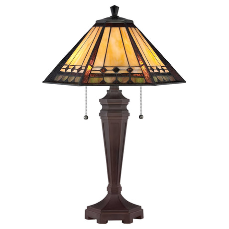 Arden 2 Light Table Lamp - Bronze Patina