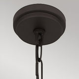Brecken 2 Light Glass Pendant - Old Bronze And Faux Alabaster Glass Shade