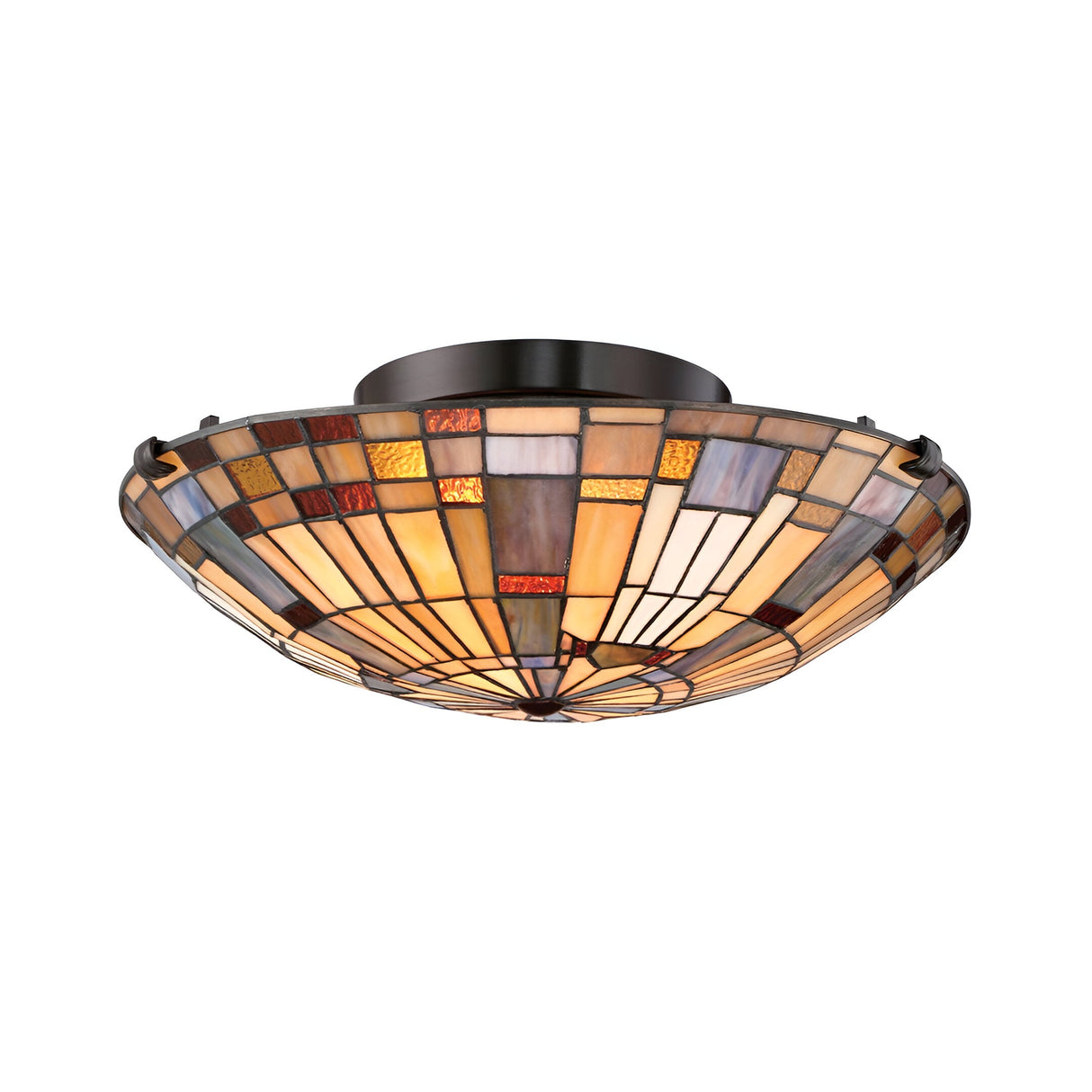 Inglenook 2 Light Flush- Vintage Bronze