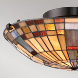 Inglenook 2 Light Flush- Vintage Bronze