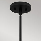 Royer 1 Light Glass Pendant - Bronze