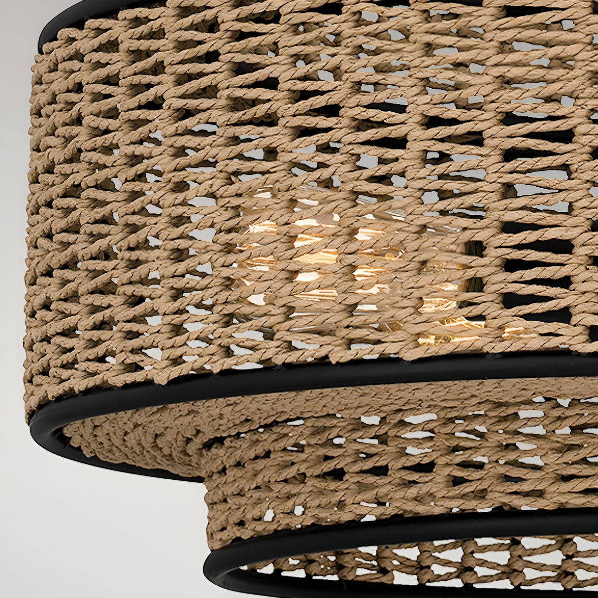 Teton 5 Light Pendant - Light Brown