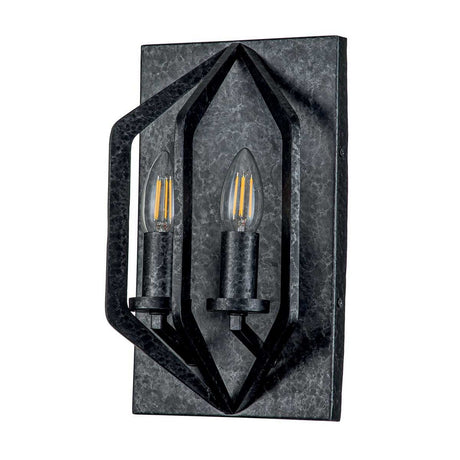 The Vanguard 2 Light Wall Light - Old Black features an industrial-inspired design that perfectly blends style and functionality.