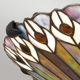 Watkins 2 Light Tiffany Style Flush - Vintage Bronze