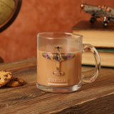 Hurricane Camouflage Aircraft Print Glass Mug 10oz - Clear