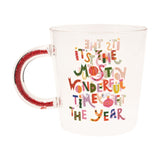It's The Most Wonderful Time of The Year Christmas Glass Mug
