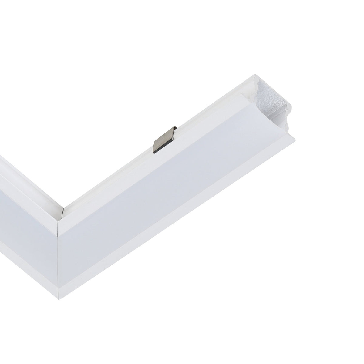 Recessed Profile 2 Connector - White