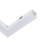 Recessed Profile 2 Connector - White