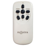 Reef Large CCT Dimmable LED Flush Ceiling Light With Remote Control - Chrome/White