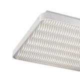 Reflex Square CCT LED Flush Ceiling Light 50W - Silver