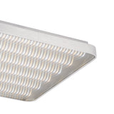 Reflex Square CCT LED Flush Ceiling Light 50W - Silver