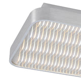 Reflex Square CCT LED Flush Ceiling Light 18W - Silver