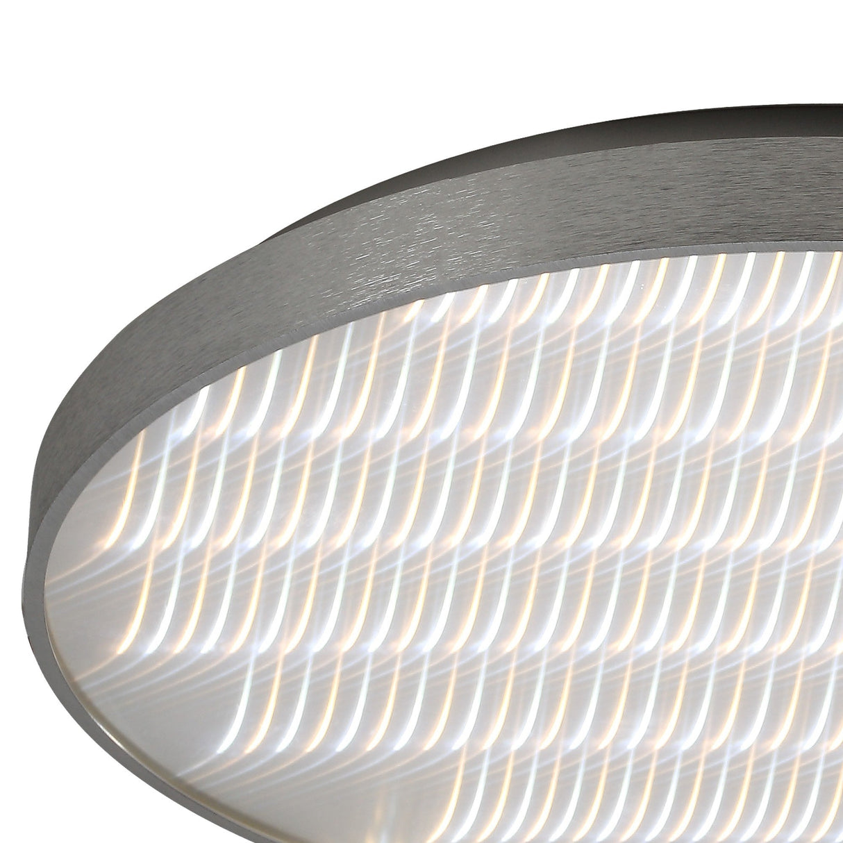 Reflex Round CCT LED Flush Ceiling Light 50W - Silver