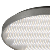 Reflex Round CCT LED Flush Ceiling Light 50W - Silver