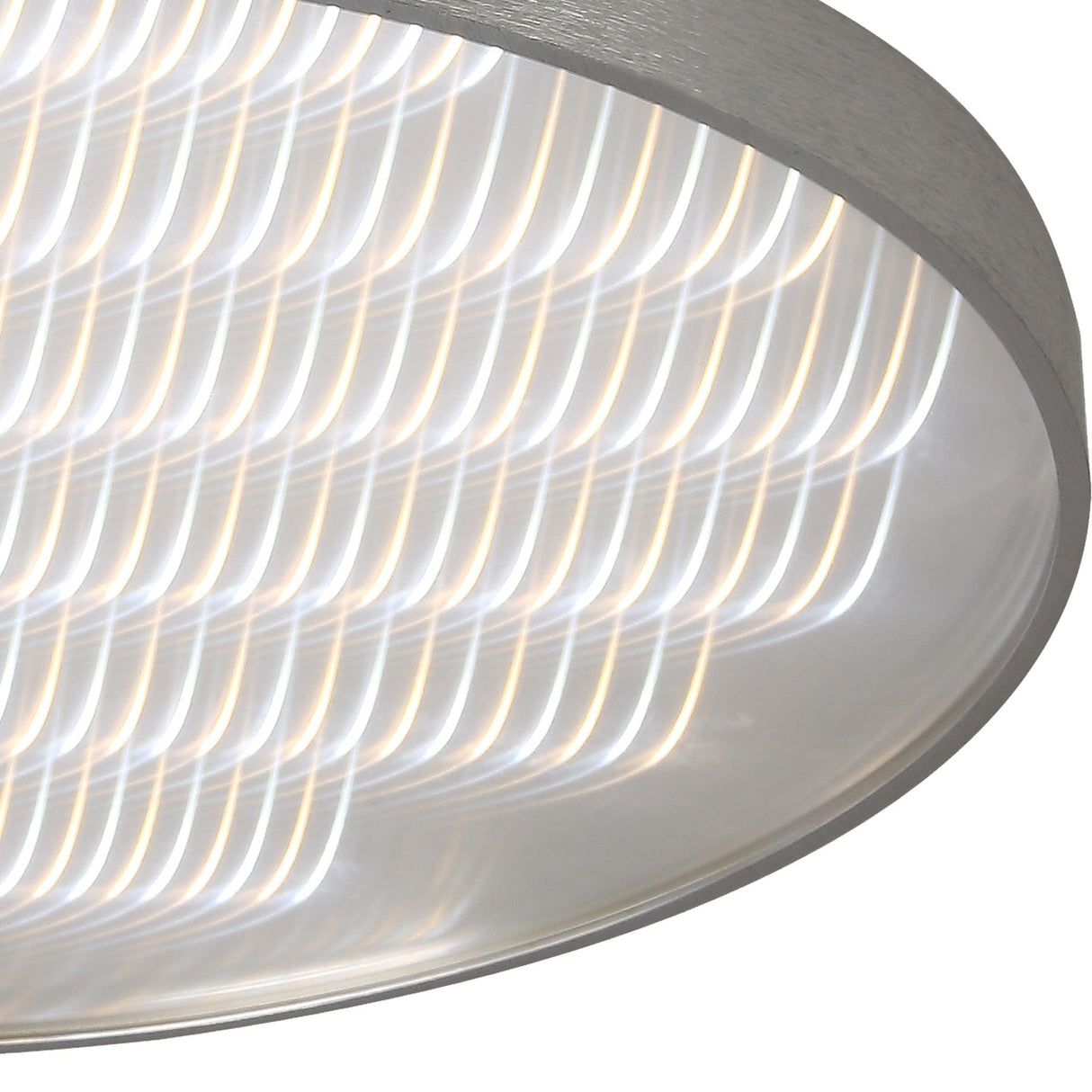 Reflex Round CCT LED Flush Ceiling Light 50W - Silver