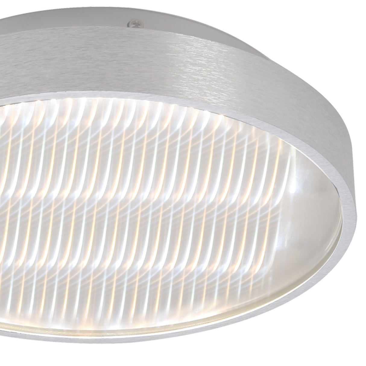 Reflex Round CCT LED Flush Ceiling Light 18W - Silver