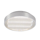 Reflex Round CCT LED Flush Ceiling Light 18W - Silver