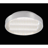 Reflex Round CCT LED Flush Ceiling Light 18W - Silver