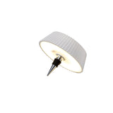 Relax Touch Dimmable LED Battery Operated Bottle Outdoor Table Lamp - White
