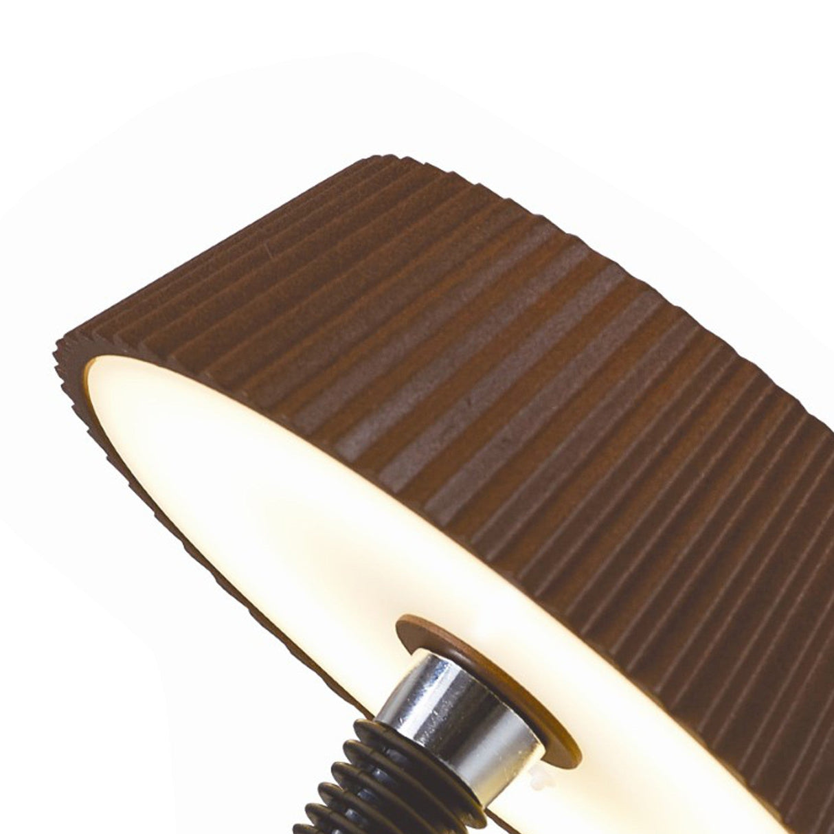 Relax Touch Dimmable LED Battery Operated Bottle Outdoor Table Lamp - Rust Brown