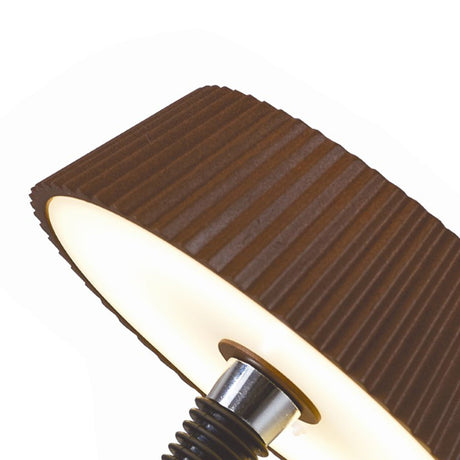 Relax Touch Dimmable LED Battery Operated Bottle Outdoor Table Lamp - Rust Brown